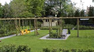 schommel en pergola